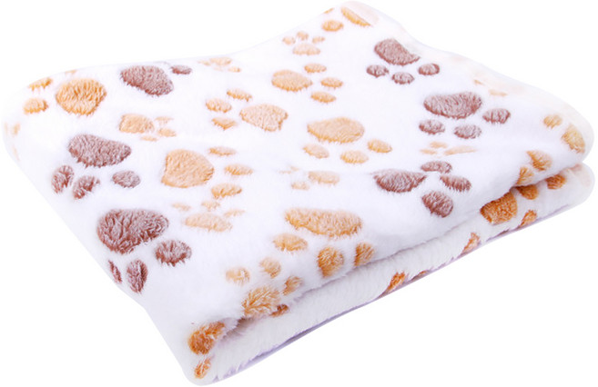 DM 알럽펫 반려동물용 두꺼운 담요, 베이지, 1개