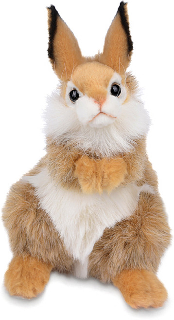 HANSA TOY 7449 棕色兔子絨毛娃娃, 24cm, 混合顏色