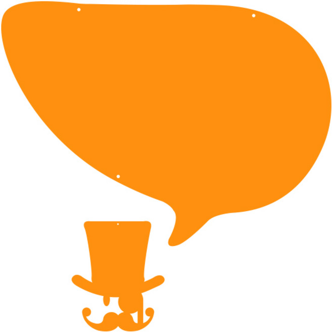 쿠 홈 인테리어 아크릴 메모판 MO 96 걸이형 오렌지