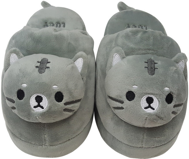 애니팡 성인용 밍크인형 실내화, 루시, 1개