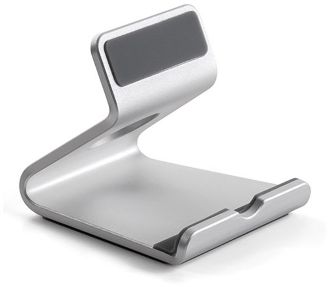 소이믹스 알루미늄 스마트폰 거치대 SOME4D, 실버, 1개