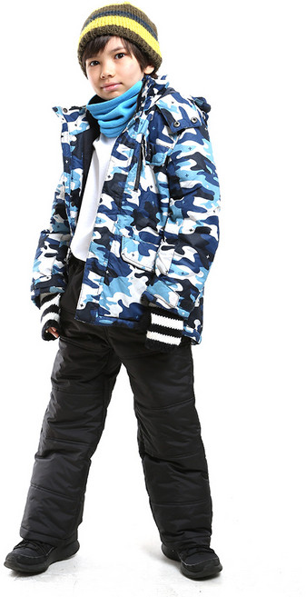 에프리더 아동용 솔리드 스티치 패딩바지