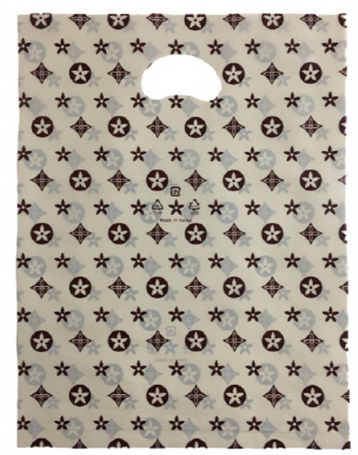 팩스타 펀칭 비닐 포장봉투 가로 30cm x 세로 40cm, 베이지AA, 50개