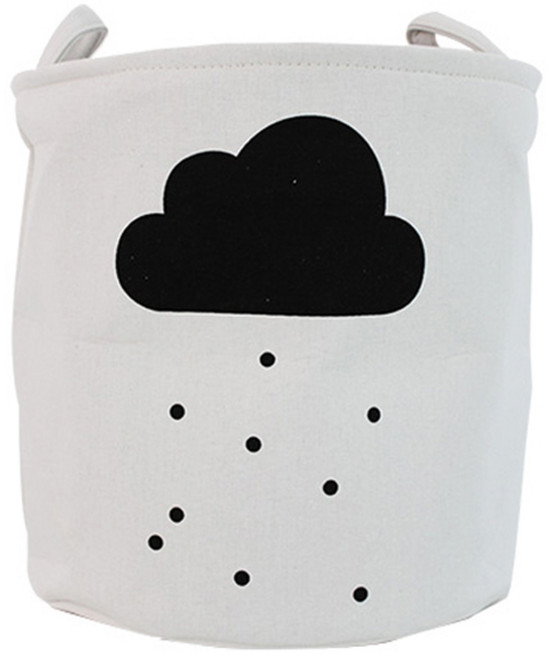 써니앳홈 북유럽스타일 다용도 정리바구니, 비구름, 1개