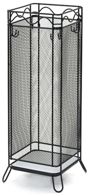 노바리빙 규조토 사각 우산꽂이, 1개, 블랙