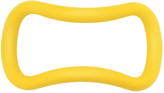 마이링 소프트 요가링 종아리 마사지 기구, 옐로우