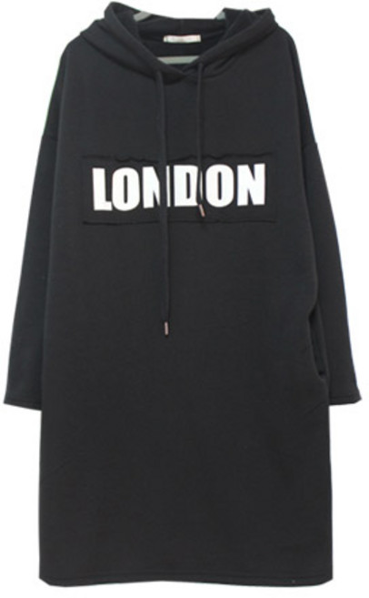 팡팡샵 T 긴 런던후드 원피스