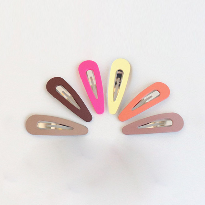 하라로이 part2 7cm 심플 무광 기본 똑딱핀 데일리세트