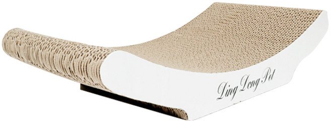 딩동펫 고양이 스크래쳐 평판형 M타입, 화이트, 1개