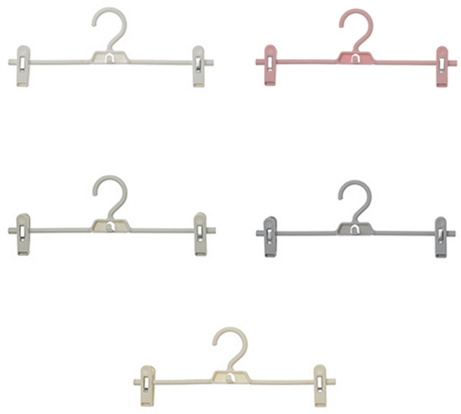 마켓감성 바지 집게옷걸이 랜덤 발송, 5개입