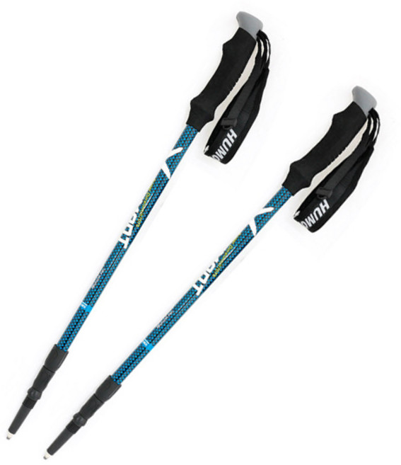 휴몬트 3단 등산스틱 MSL-500 EVA, 블루, 2개