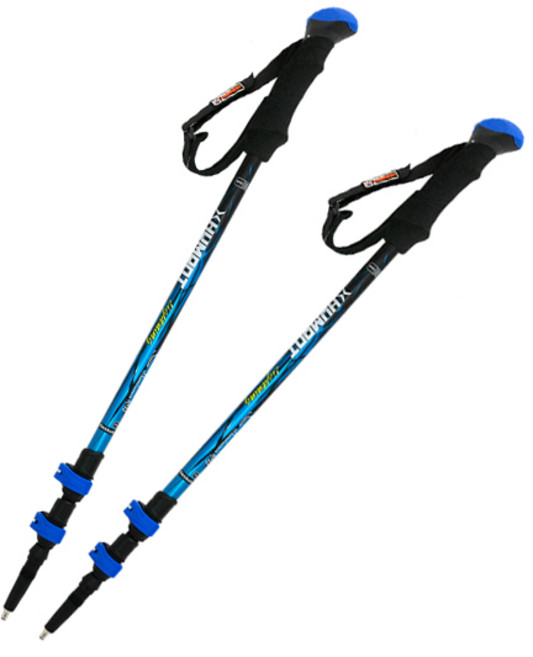 휴몬트 플릴락 등산스틱 F6 2p, 블루