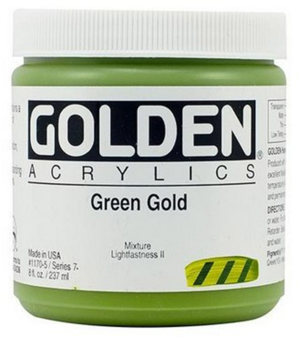 Golden 高登 壓克力顏料 S7 1050 CeruleanBlueChromium, 1 1110C.P.鎘黃色深, 一, 473ml, 1色