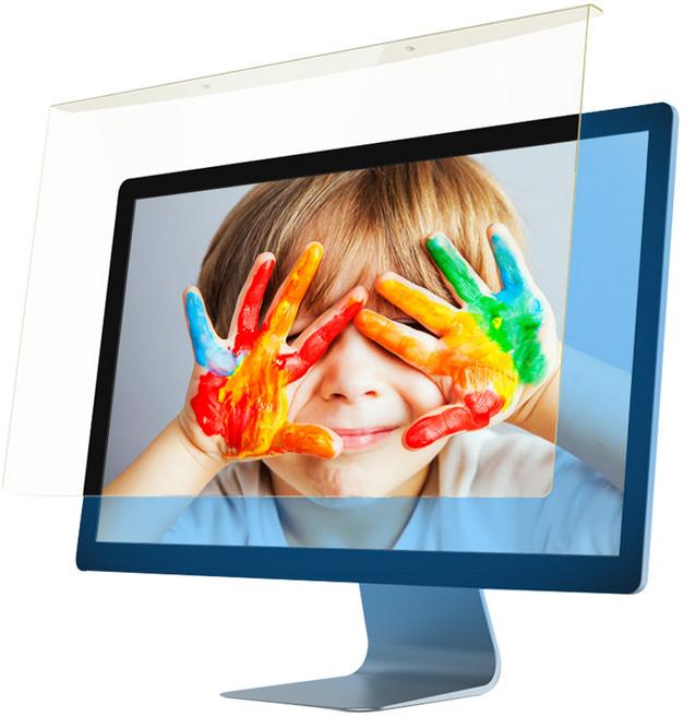 에스뷰 모니터용 블루라이트 차단 필터 거치식 540 x 325 cm, SBFHC-24C, 1개