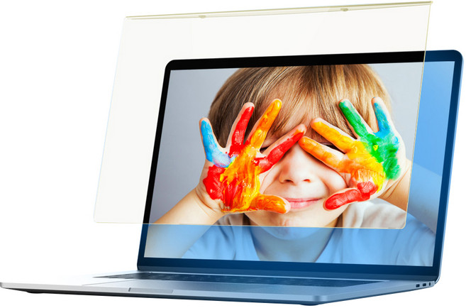 에스뷰 모니터용 블루라이트 차단 필터 거치식 365 x 230 cm, SBFHC-15C, 1개