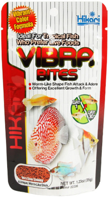 히카리 바이브라 바이트 관상어 사료, 1개, 35g