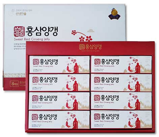 산내마을 홍삼양갱, 320g, 1개