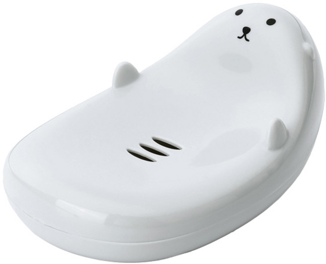 제이라이프 수달 비누 받침대, 그레이, 1개