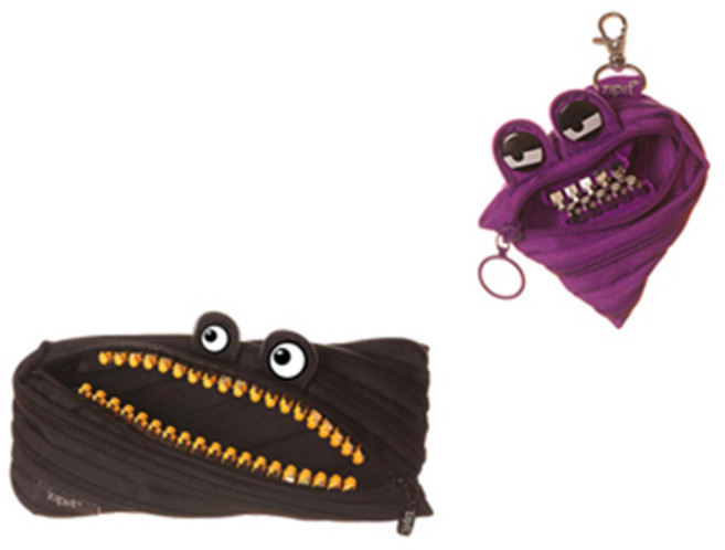 집잇 배드몬스터 필통 + 동전지갑, 랜덤 발송, 1세트