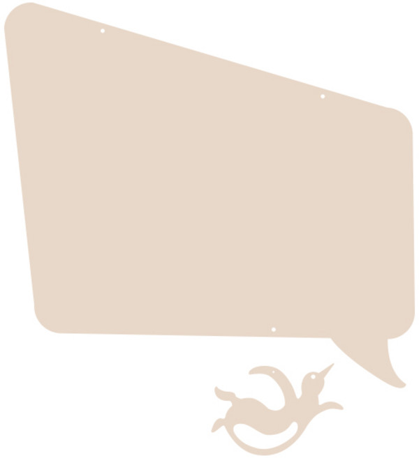 쿠 홈 인테리어 메모판 MO82 걸이형 베이지, 아크릴