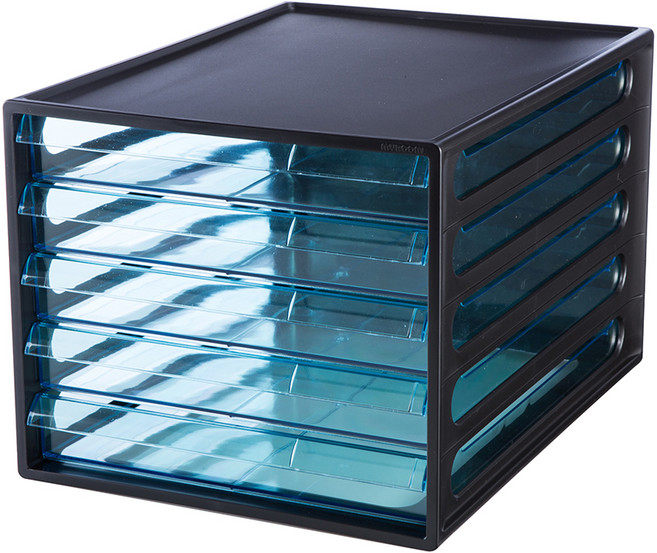 리템 마이룸 EL 서류함, 블랙, 5단