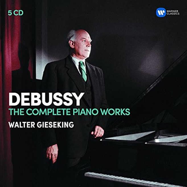 CLAUDE DEBUSSY - THE COMPLETE PIANO WORKS/ WALTER GIESEKING EU수입반, 5CD