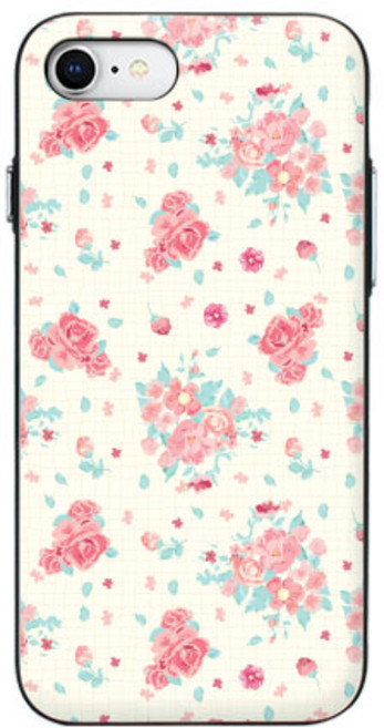 울트라모바일 플라워 가든 카드 도어 범퍼 휴대폰 케이스