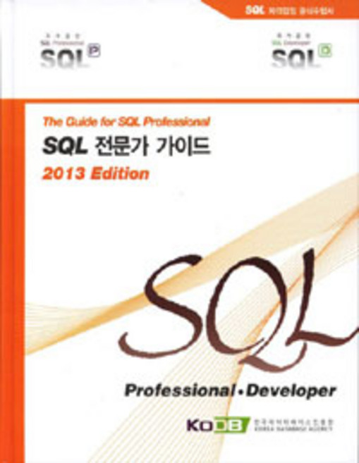 SQL 전문가 가이드(2013 Edition):The Guide for SQL Professional, 한국데이터산업진흥원
