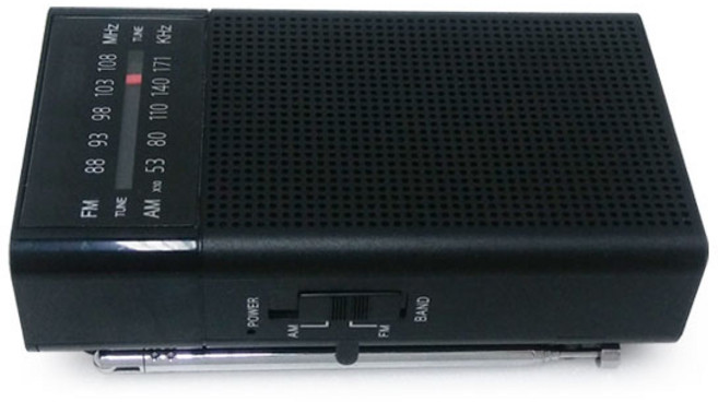 롯데알미늄 라디오 스피커, PINGKY-13, Black