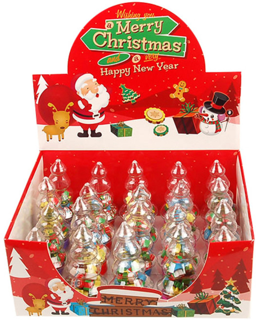 키즈아이템 트리모양지우개 20p 세트, 혼합 색상, 1세트