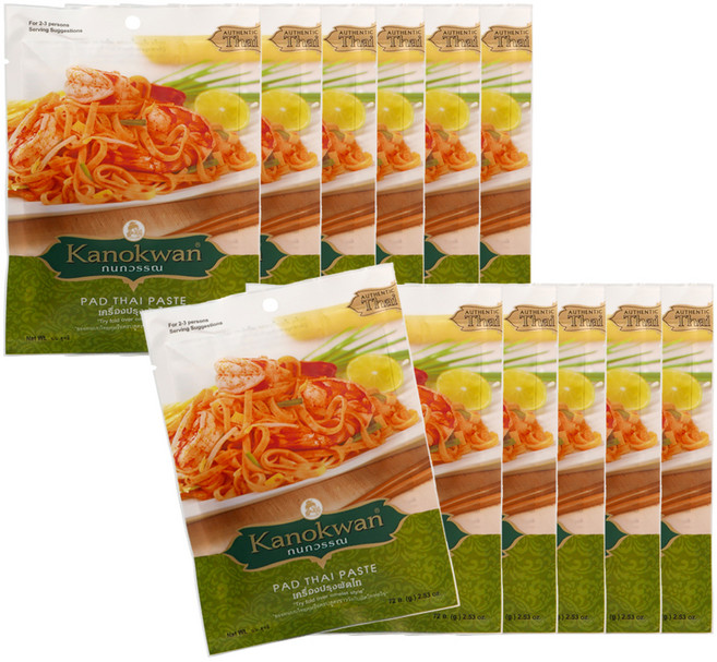 KANOKWAN 팟타이 페이스트, 72g, 12개