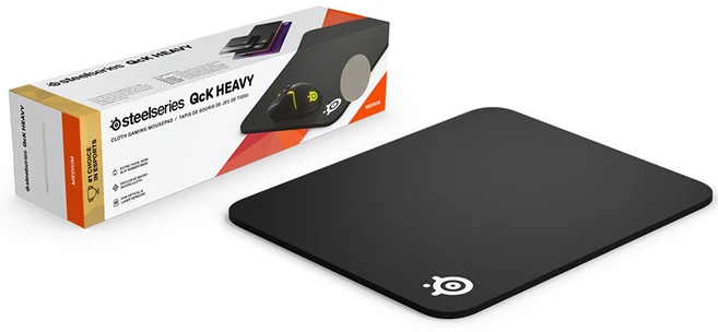 스틸시리즈 QcK HEAVY MEDIUM 게이밍 마우스패드, 혼합 색상, 1개 - 쿠팡