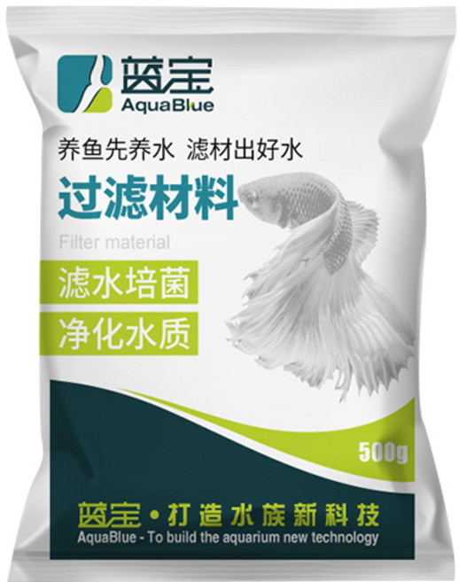 아쿠아블루 어항 활성탄 여과재 500g, 1개