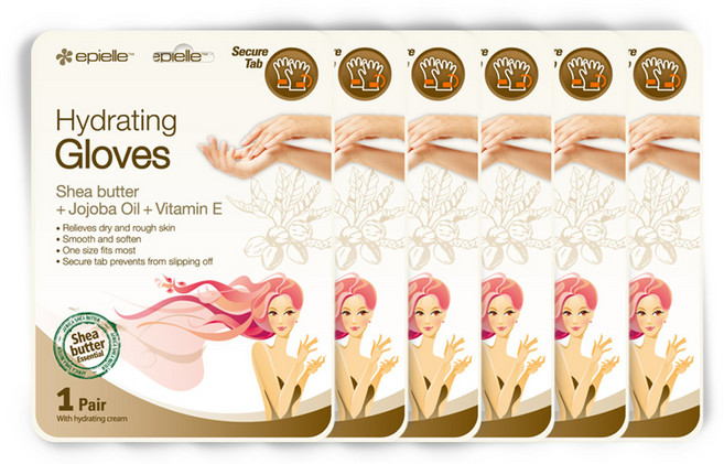 에피엘르 하이드레이팅 핸드 손팩 분리형, 6개