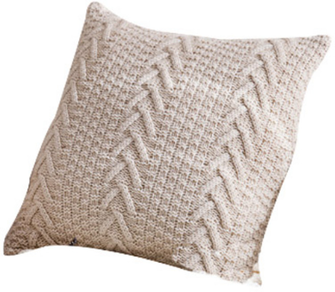 에이프릴16 북유럽 니트 삼각트위스트 쿠션커버