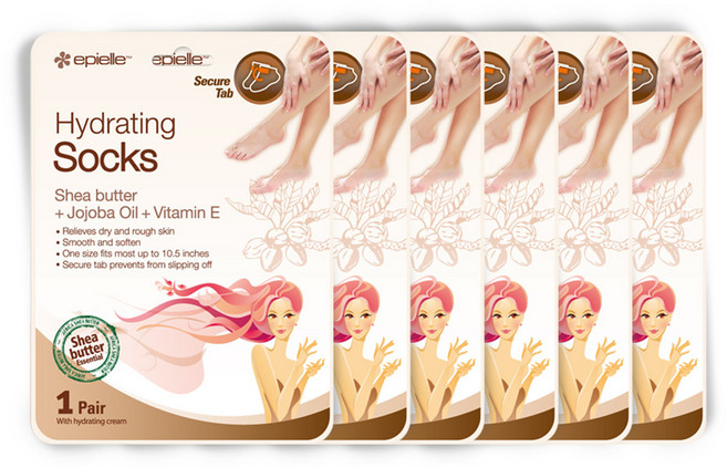 에피엘르 하이드레이팅 풋팩 일체형, 6개