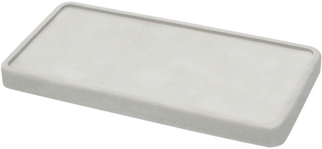 코시나 다용도 규조토 트레이, 1개, 그레이