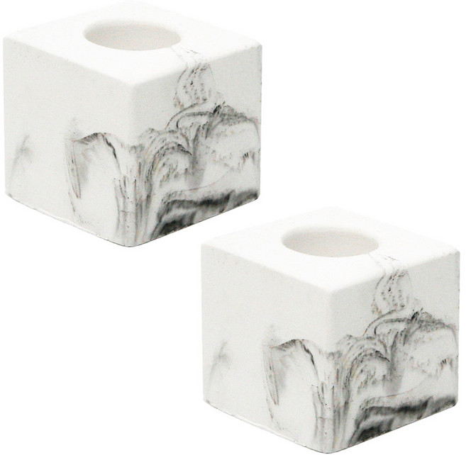 바로와 코시나 규조토 칫솔꽂이 사각, 혼합 색상, 2개입