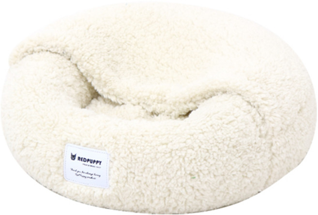레드퍼피 반려동물 코쇼 이블린 원방석, 아이보리, 1개