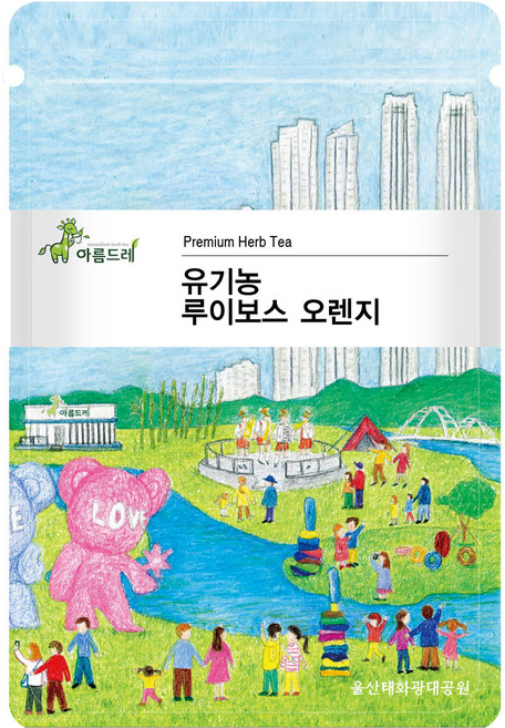 아름드레 유기농 오렌지 삼각티백 루이보스, 1.5g, 25개입, 1개