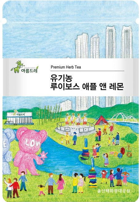 아름드레 삼각티백 유기농 애플앤레몬 루이보스, 1.5g, 25개입, 1개