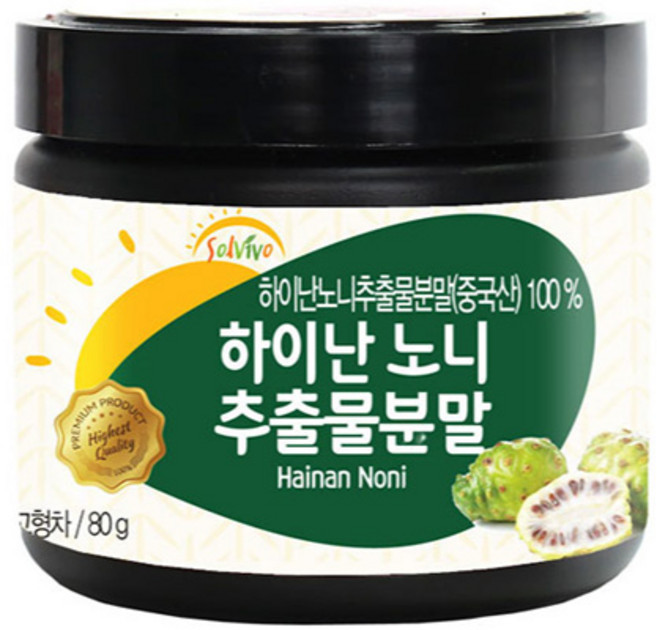 쏠비보 하이난 노니 추출물분말, 80g, 1개