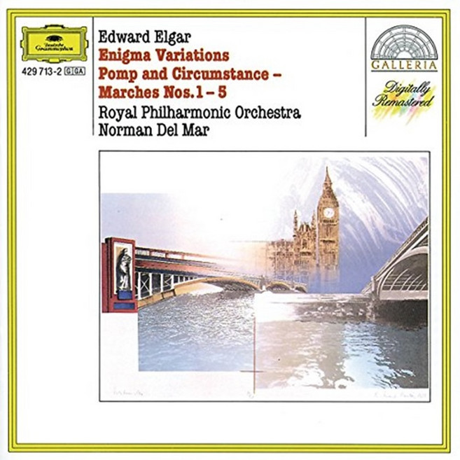 EDWARD ELGAR - ENIGMA VARIATIONS/ POMP & CIRCUMSTANCE/ DEL MAR EU수입반, 1CD