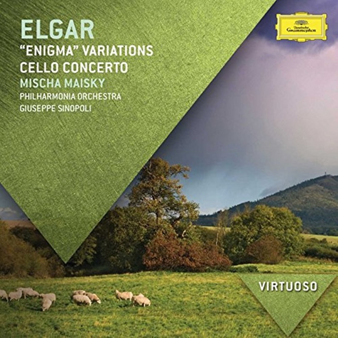 EDWARD ELGAR - CELLO CONCERTO/ MISCHA MAISKY GIUSEPPE SINOPOLI VIRTUOSO EU수입반, 1CD