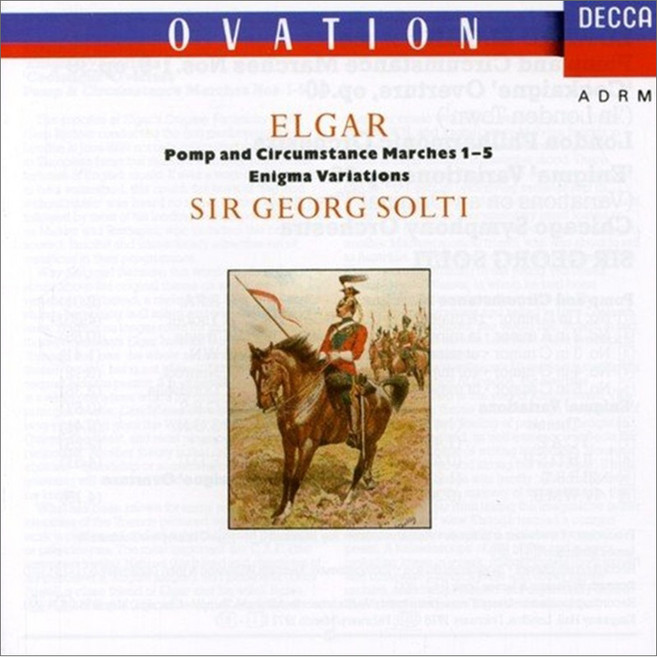 EDWARD ELGAR - POMP AND CIRCUMSTANCE/ ENIGMA VARIATIONS/ SOLTI EU수입반, 1CD