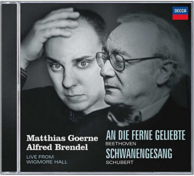 FRANZ SCHUBERT/ LUDWIG VAN BEETHOVEN - SCHWANENGESANG/ AN DIE FERNE GELIEBTE/ MATTHIAS GOERNE/ ALFRED BRENDEL EU수입반, 1CD