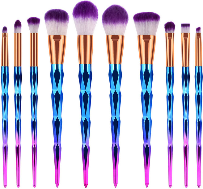 블링앤수 메이크업 브러쉬 10p 세트 BRISH139, 퍼플, 1개