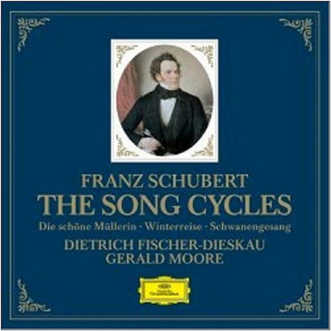 FRANZ SCHUBERT - THE SONG CYCLES/DIETRICH FISCHER DIESKAU GERALD MOORE EU수입반, 3CD