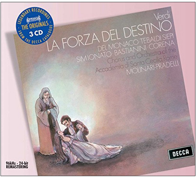 GIUSEPPE VERDI - LA FORZA DEL DESTINO/ FRANCESCO MOLINARI-PRADELLI THE ORIGINALS EU수입반, 3CD