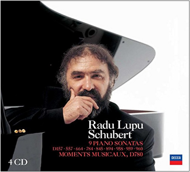 FRANZ SCHUBERT - 9 SONATAS/ MOMENTS MUSICAUX/ RADU LUPU EU수입반, 4CD